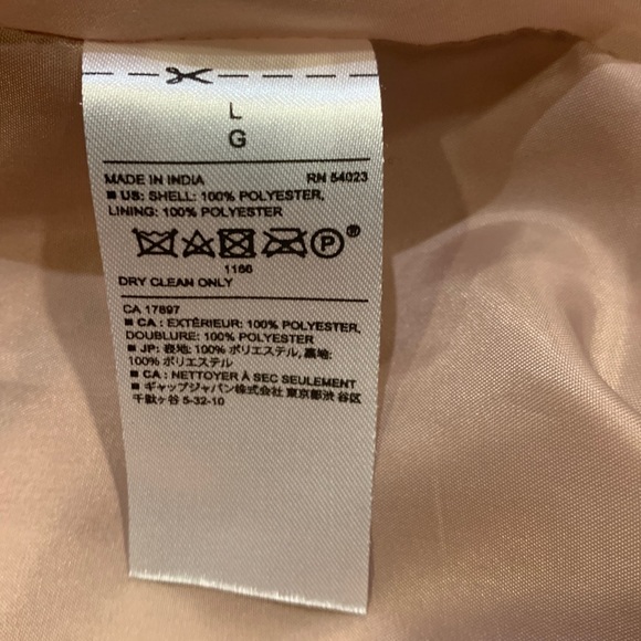 Banana Republic Faux Fur BomberJacket size L - Picture 4 of 6